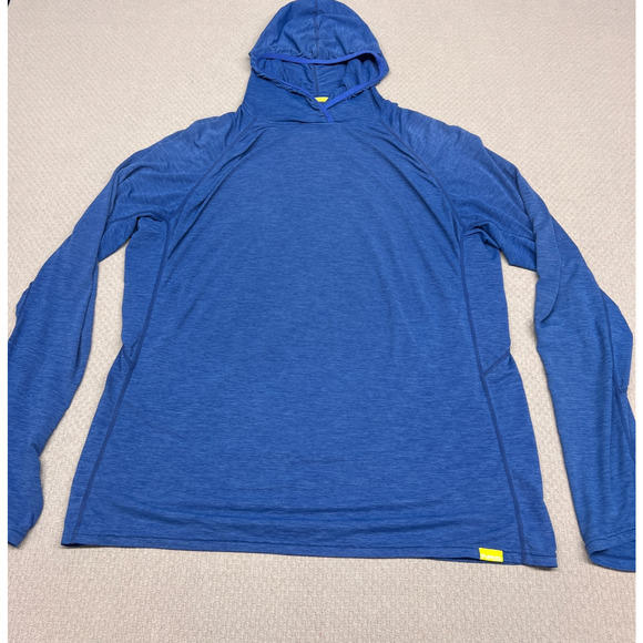 NRS Hoodie Mens Medium Blue H2 Core Pullover Performance Hiking Outdoor - Picture 1 of 10